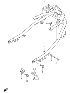 GSX750 Зажим рукоятки