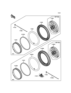 KX65 Колеса,покрышки