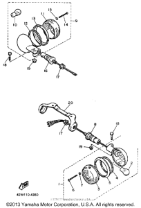 XV700SSC Поворотники