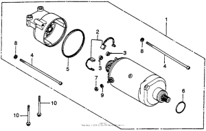 CB400 Стартер