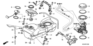GL1800 (ABS) Tank fuel
