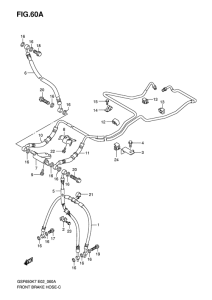 GSF650 Передние тормозные трубки