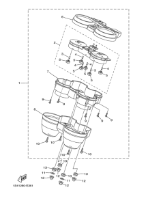 YBR250 Приборы