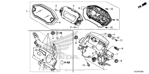 CRF250L (ABS) Спидометр