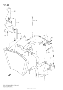 GSX-R1000Z Радиатор и Патрубки