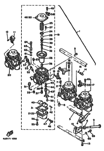 XJ550 Карбюратор