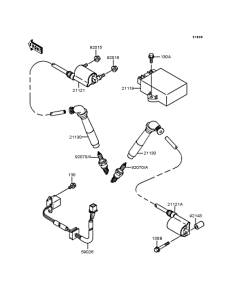VN400 Катушка зажигания