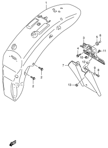 VS800 Заднее крыло