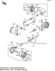 KZ250 Поворотники