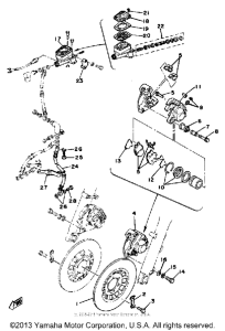 XS650SH Double disc brake optional parts