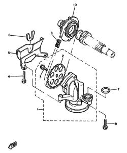 XJ650 Масляный насос