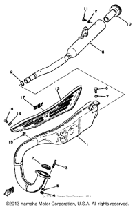 MX100H Выхлопная система