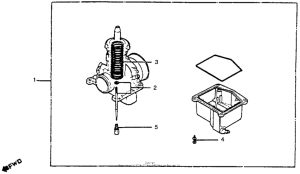 CR250R Carb. optional parts