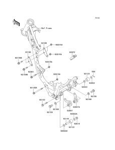 Крепление двигателя
