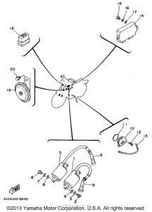 XV535GC Электрика