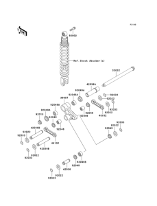 KL250 Задняя подвеска