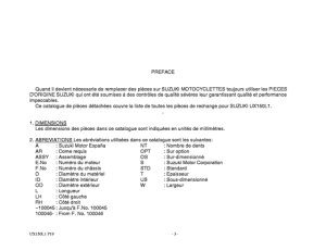 UX150 Catalog preface