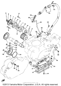 SR500H Oil pump-oil cleaner