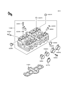ZR400 Головка цилиндров