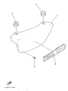 TY80 Side cover  /  oil tank
