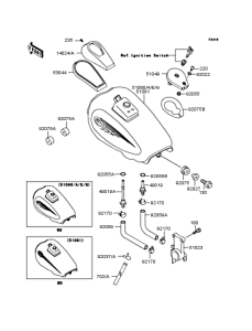 EL250 Топливный бак