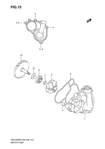 RM-Z450 Водяная помпа