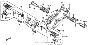 VF700S Подножки