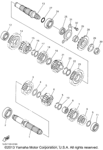 YZ426FN Трансмиссия