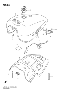 VZR1800 Tank fuel