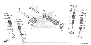  Распределительный вал и клапана