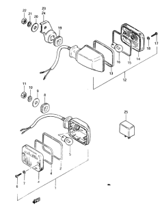 GSX400 Поворотники