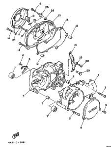 PW50 Картер двигателя