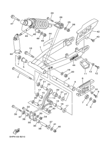 TTR125L Rear arm.suspension 2