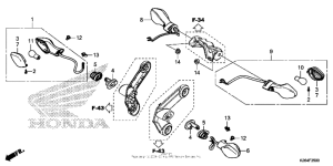 MSX125 Задний фонарь