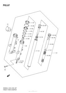 AN650 Передняя вилка