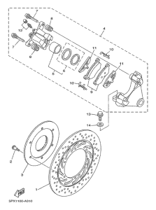 XV17PCR Задний суппорт