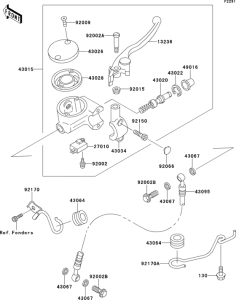  Главный тормозной цилиндр