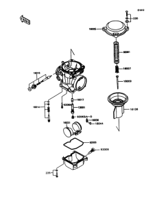 ZX600 Карбюратор в разборе