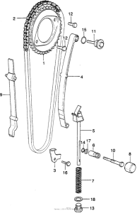 XL250 Cam chain + tensioner