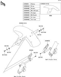 ER650 Крыло переднее