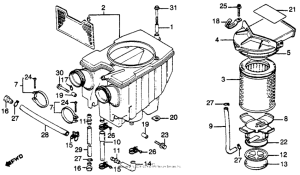 CM450 Воздушный фильтр