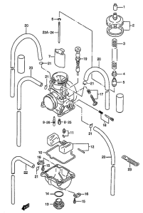 RM250 Carburetor assy
