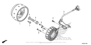 CBR300R Генератор