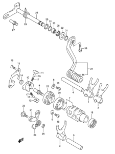 DR-Z400 Переключение передач