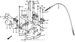XL350R Крышка головки цилиндров