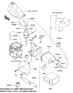 KL250 Адсорбер с активированным углем в сборе