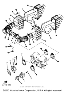 XS400SJ Впускная система