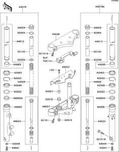 EN500 Front fork(c7f-c9f)