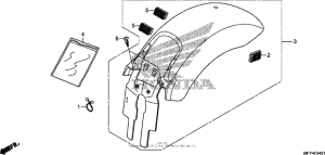 VT1300CS Заднее крыло