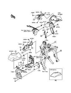 ER650 Капот и облицовка
